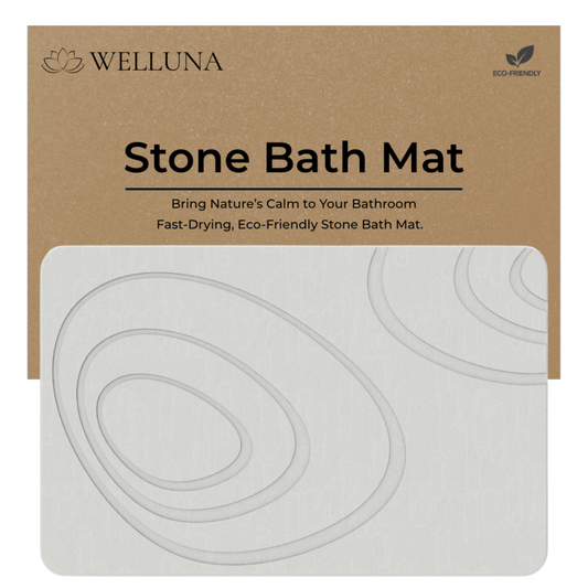 Welluna Stone Bath Mat – Beige